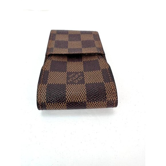 LOUIS VUITTON Damier Ebene Cigarette Card Cosmetic Case Pouch - Picture 8 of 9